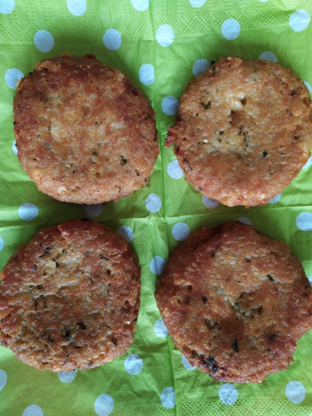 Hirselaibchen mit Käse